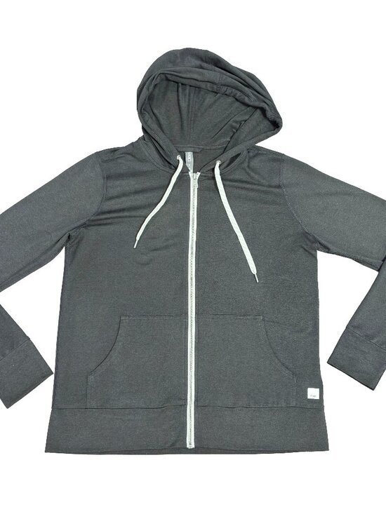Vuori Tops - Vuori Black Lightweight Zip Hoodie Women’s Small Athleisure Jacket